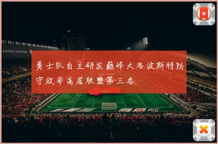 勇士队自主研发巅峰大洛波斯特防守效率高居联盟第三名